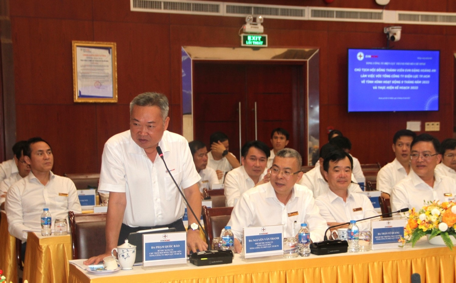 Chủ tịch HĐTV Tập đoàn Điện lực Việt Nam làm việc với Tổng Công ty Điện lực TP. Hồ Chí Minh -0