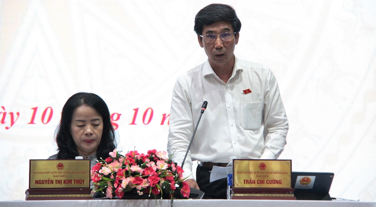 ĐBQH Trần Chí Cường tiếp thu các ý kiến phản ánh của cử tri trên địa bàn Đoàn ĐBQH TP. Đà Nẵng tiếp xúc cử tri quận Liên Chiểu trước Kỳ họp thứ Sáu -0