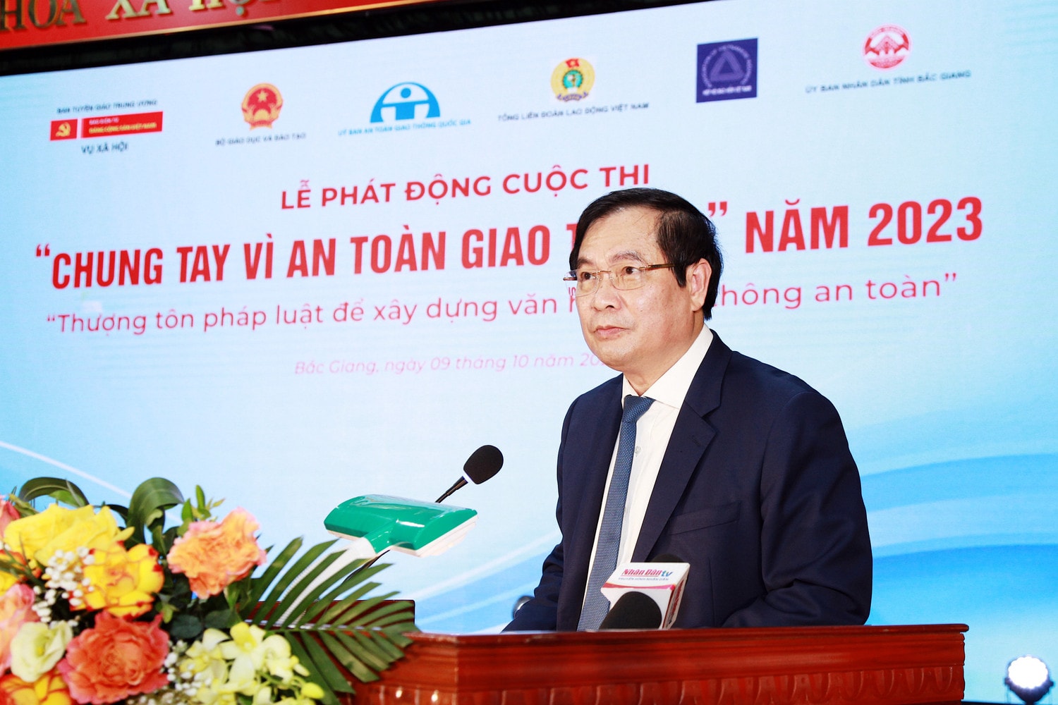 Phó trưởng Ban Tuyên giáo Trung ương Phan Xuân Thủy phát biểu chỉ đạo Phát động Cuộc thi “Chung tay vì an toàn giao thông” năm 2023 -0