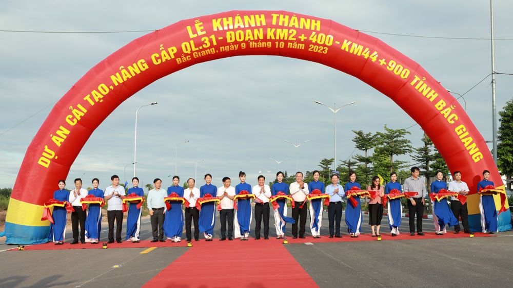 Khánh thành dự án cải tạo, nâng cấp quốc lộ 31 -0