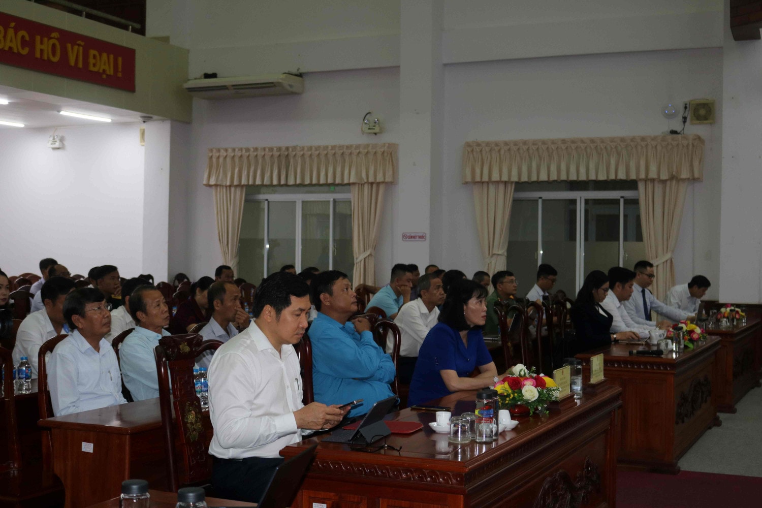 Các đại biểu tham dự Hội nghị. Ảnh: N. Xuyên Hậu GIang: Đẩy mạnh tuyên truyền về chuyển đổi số -0