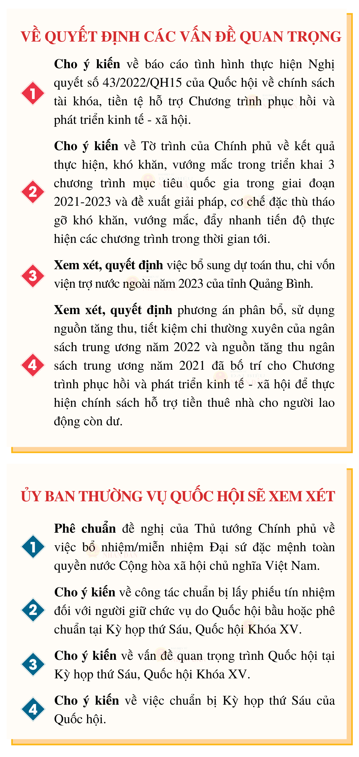 Dự kiến Chương trình Phiên họp thứ 27 của Ủy ban Thường vụ Quốc hội -0