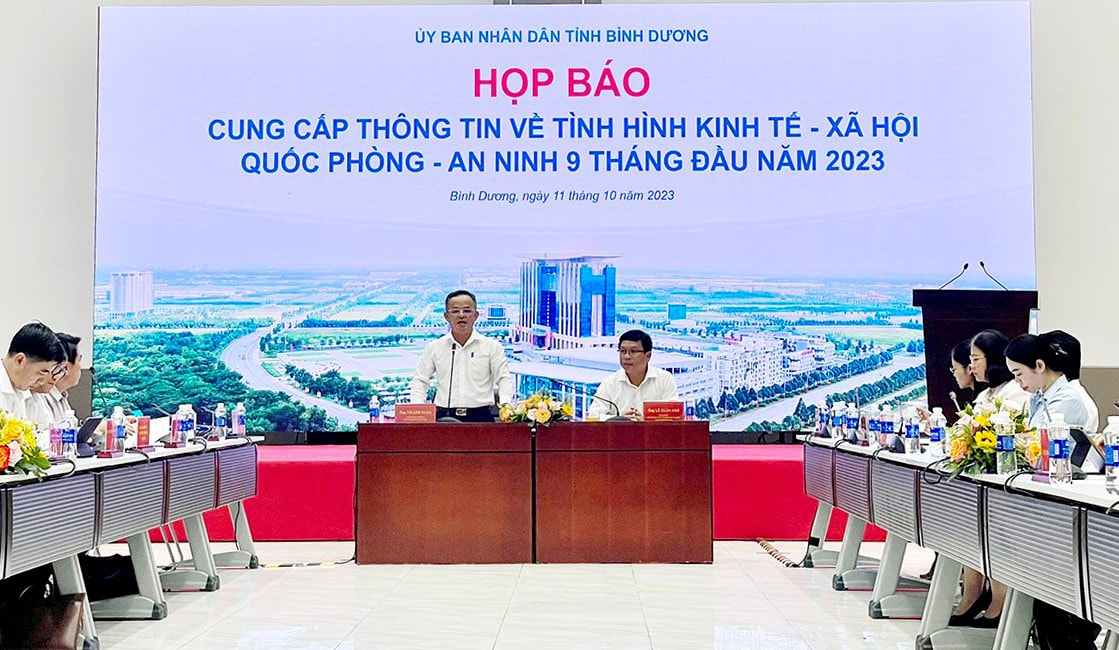 Kinh tế, xã hội 9 tháng đầu năm 2023 của Bình Dương có nhiều tăng trưởng -0