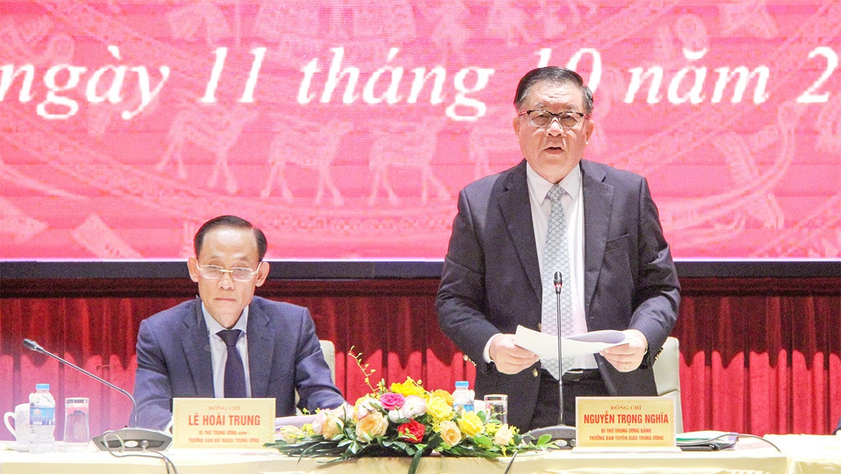Hội nghị toàn quốc nghiên cứu, triển khai Kết luận số 57-KL/TW của Bộ Chính trị về tiếp tục nâng cao chất lượng, hiệu quả công tác thông tin đối ngoại -0