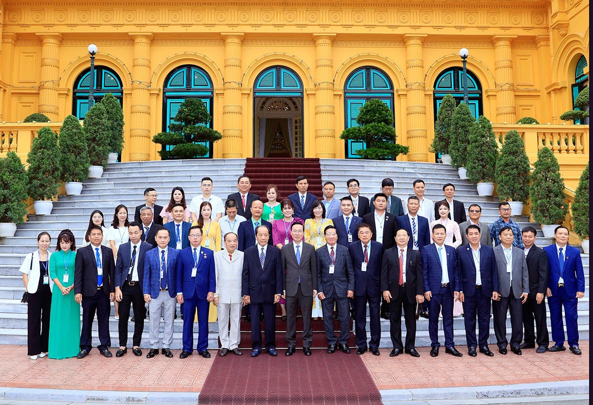 Chủ tịch nước Võ Văn Thưởng gặp mặt đại biểu Tổng Hội Nông nghiệp và Phát triển nông thôn Việt Nam -4