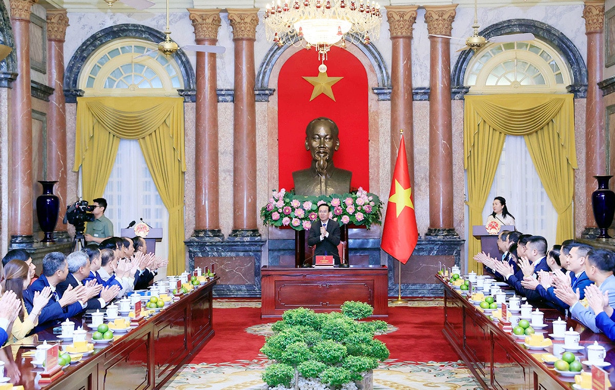Chủ tịch nước Võ Văn Thưởng gặp mặt đại biểu Tổng Hội Nông nghiệp và Phát triển nông thôn Việt Nam -2