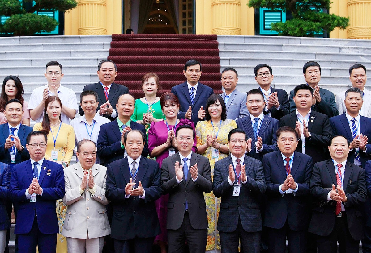 Chủ tịch nước Võ Văn Thưởng gặp mặt đại biểu Tổng Hội Nông nghiệp và Phát triển nông thôn Việt Nam -3