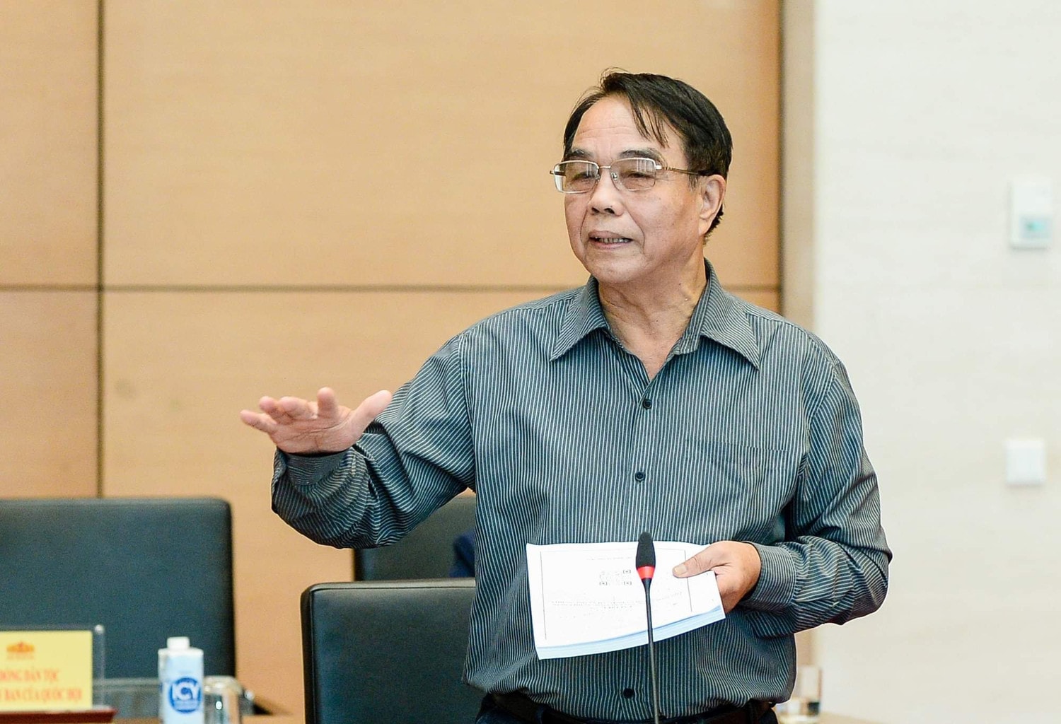 Nguyên Phó Chủ nhiệm Uỷ ban Quốc phòng - An ninh Lê Việt Trường- Ảnh H.Ngọc