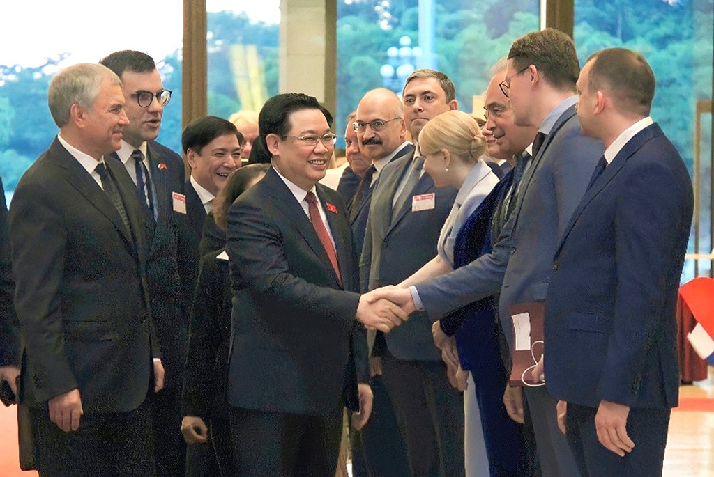 Một số hình ảnh tại lễ đón trọng thể Chủ tịch Duma Quốc gia Nga Vyacheslav Viktorovich Volodin -0