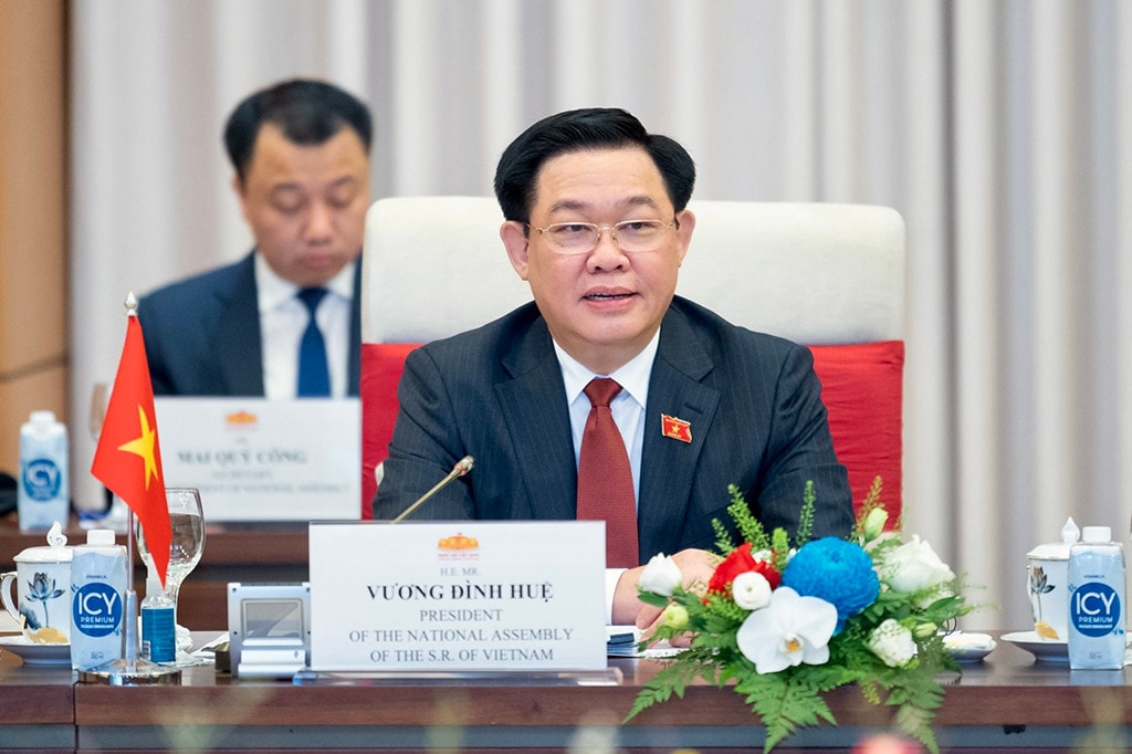 Chủ tịch Quốc hội Vương Đình Huệ đón, hội đàm với Chủ tịch Duma Quốc gia Quốc hội Liên bang Nga Vyacheslav Victorovich Volodin -0