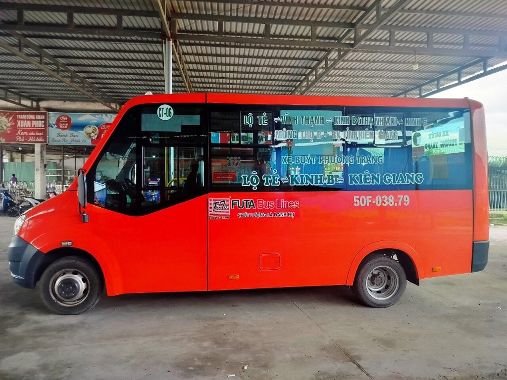 Chính thức khai thác tuyến xe buýt liên tỉnh Cần Thơ - Kiên Giang