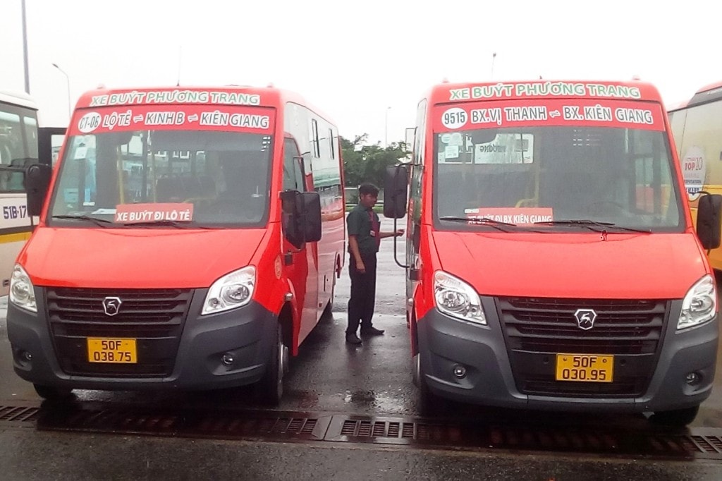 Chính thức khai thác tuyến xe buýt liên tỉnh Cần Thơ - Kiên Giang