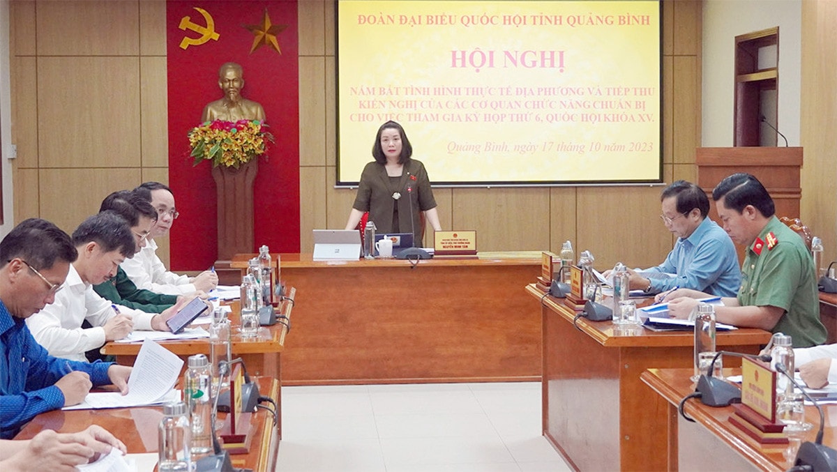 Quảng Bình: Đoàn ĐBQH tỉnh ghi nhận nhiều ý kiến, kiến nghị trước thềm Kỳ họp thứ Sáu -1