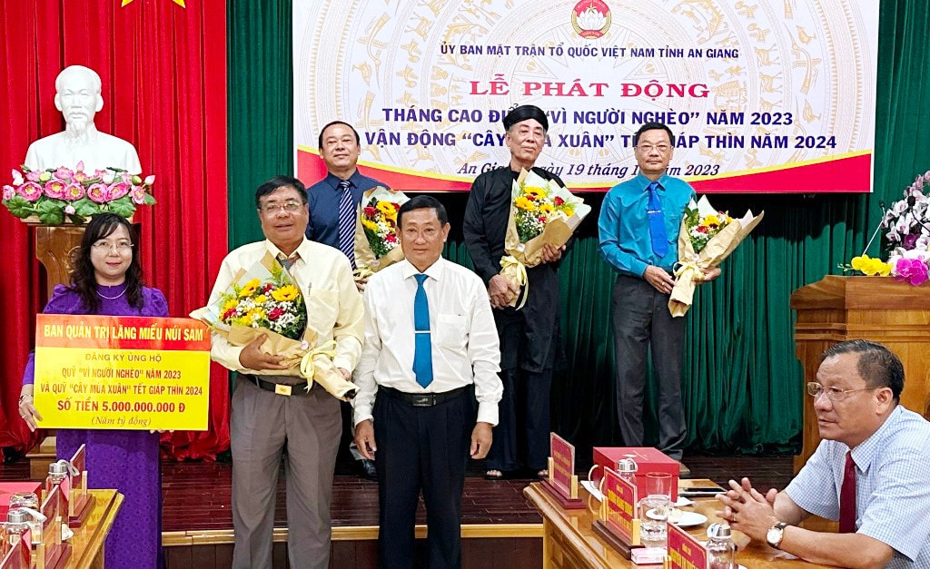 An Giang: Nhiều tổ chức, đơn vị hỗ trợ hơn 186 tỷ đồng ủng hộ Quỹ “Vì người nghèo”
