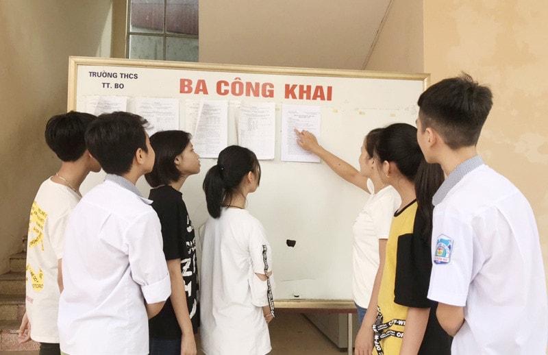 Số hóa các khoản thu có 