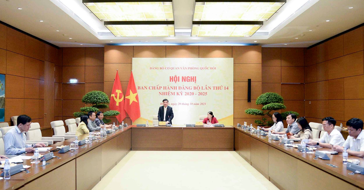 Hội nghị Ban Chấp hành Đảng bộ cơ quan Văn phòng Quốc hội lần thứ XIV