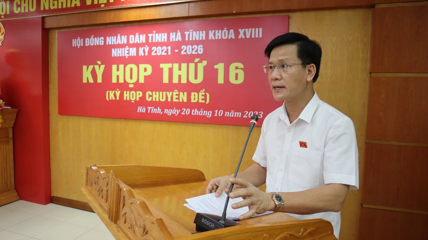 Hà Tĩnh: Thông qua 3 nghị quyết quan trọng tại Kỳ họp thứ 16