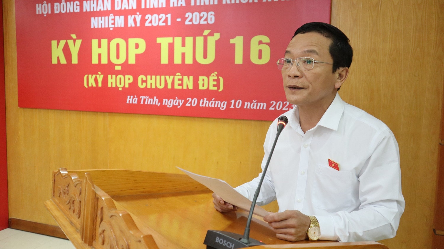 Hà Tĩnh: Thông qua 3 nghị quyết quan trọng tại Kỳ họp thứ 16