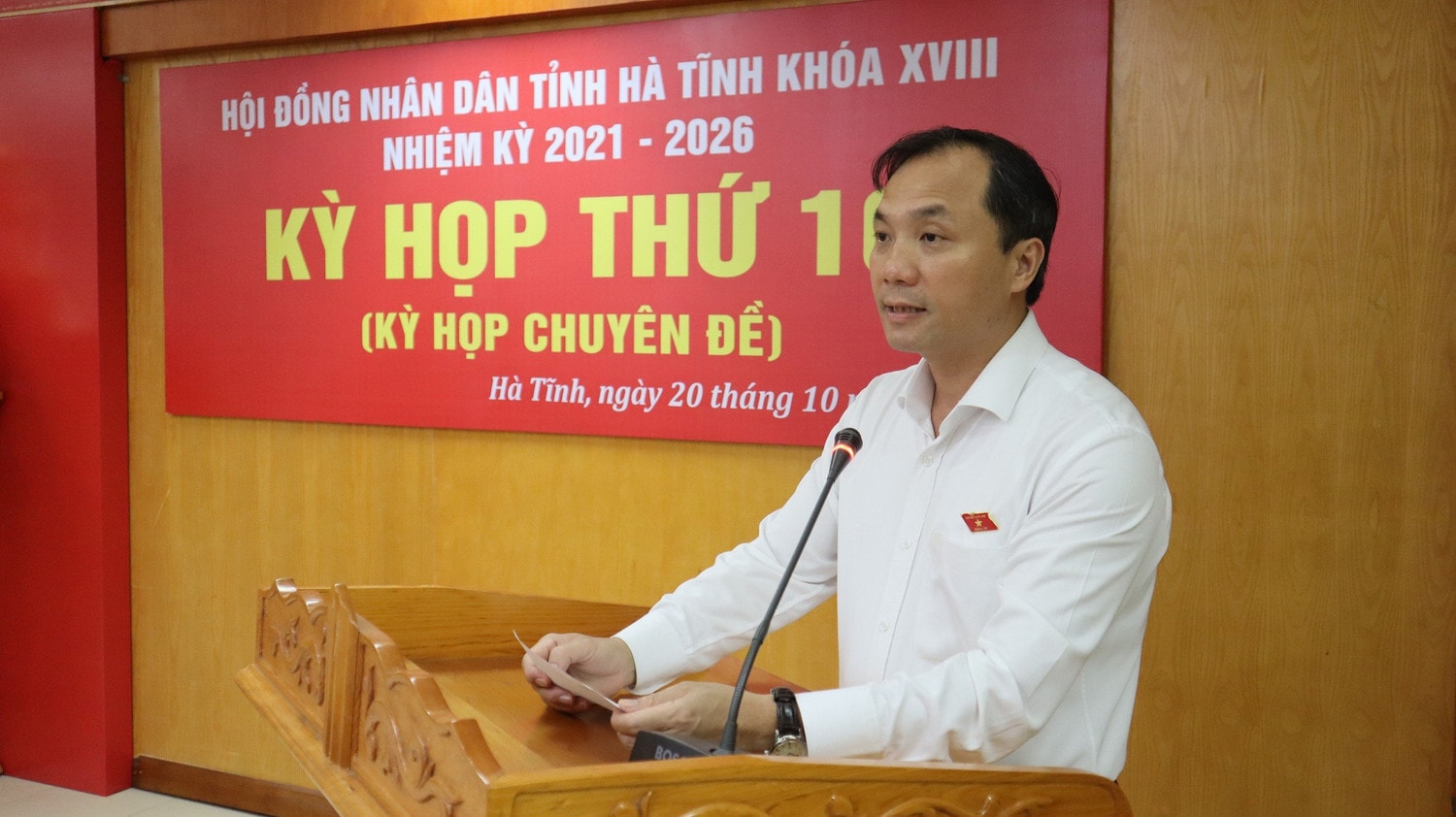 Hà Tĩnh: Thông qua 3 nghị quyết quan trọng tại Kỳ họp thứ 16