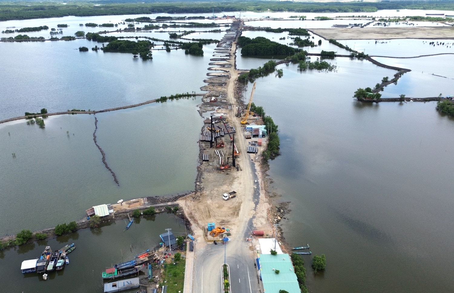 Dự án Cầu Phước An Kết nối Bà Rịa - Vũng Tàu với Đồng Nai. (Ảnh: Thạc Hiếu) Dự án Cầu Phước An Kết nối Bà Rịa - Vũng Tàu với Đồng Nai. (Ảnh: Thạc Hiếu)