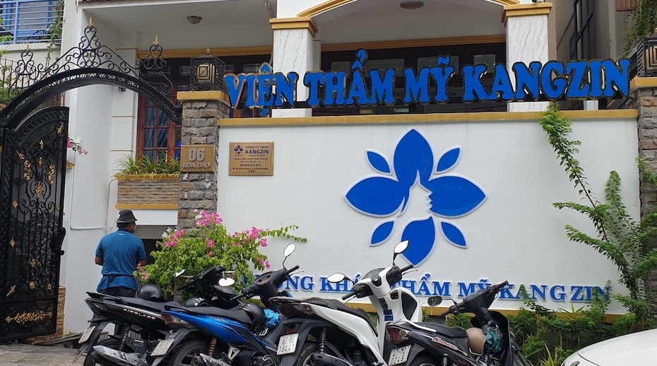 Trụ sở Công ty TNHH Kangzin và là nơi hoạt động của Viện thẩm mỹ Kangzin tại TP. Hồ Chí Minh