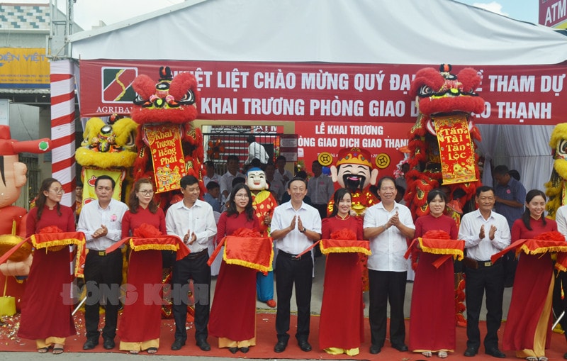 Agribank Chi nhánh tỉnh Bến Tre khai trương Phòng Giao dịch Giao Thạnh huyện Thạnh Phú -0