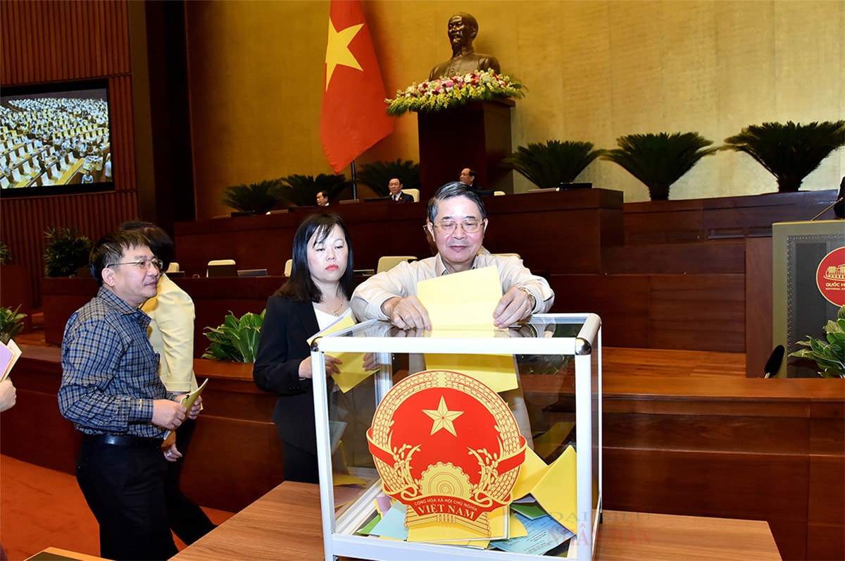 Quốc hội lấy phiếu tín nhiệm đối với các chức danh do Quốc hội bầu, phê chuẩn -4