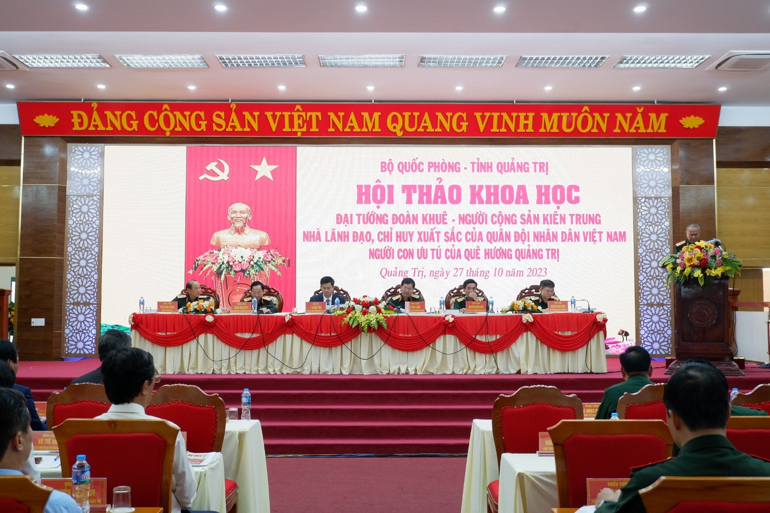 Hội thảo khoa học nhân kỷ niệm 100 năm ngày sinh Đại tướng Đoàn Khuê -0