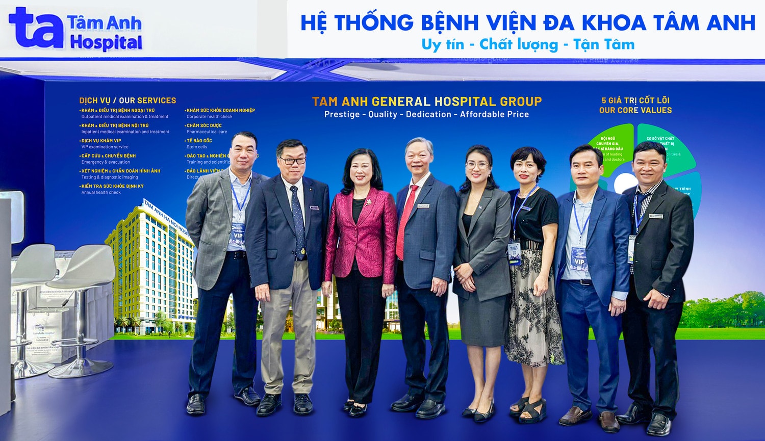 Hệ thống BVĐK Tâm Anh giới thiệu 3 công nghệ điều trị hiện đại bậc nhất Việt Nam tại VIIE 2023