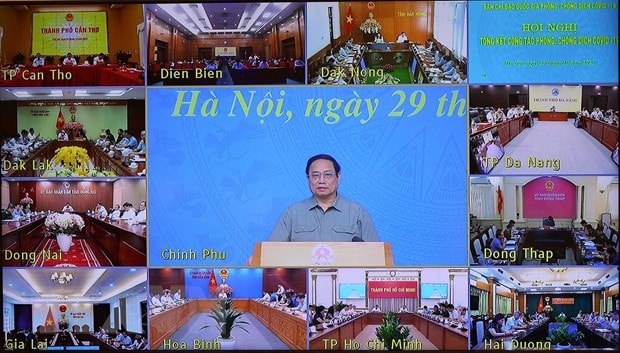 Thủ tướng Phạm Minh Chính chủ trì Hội nghị Tổng kết công tác phòng, chống Covid-19 -0