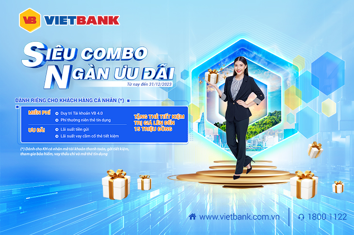 Vietbank triển khai các gói combo đa tiện ích dành cho khách hàng -0