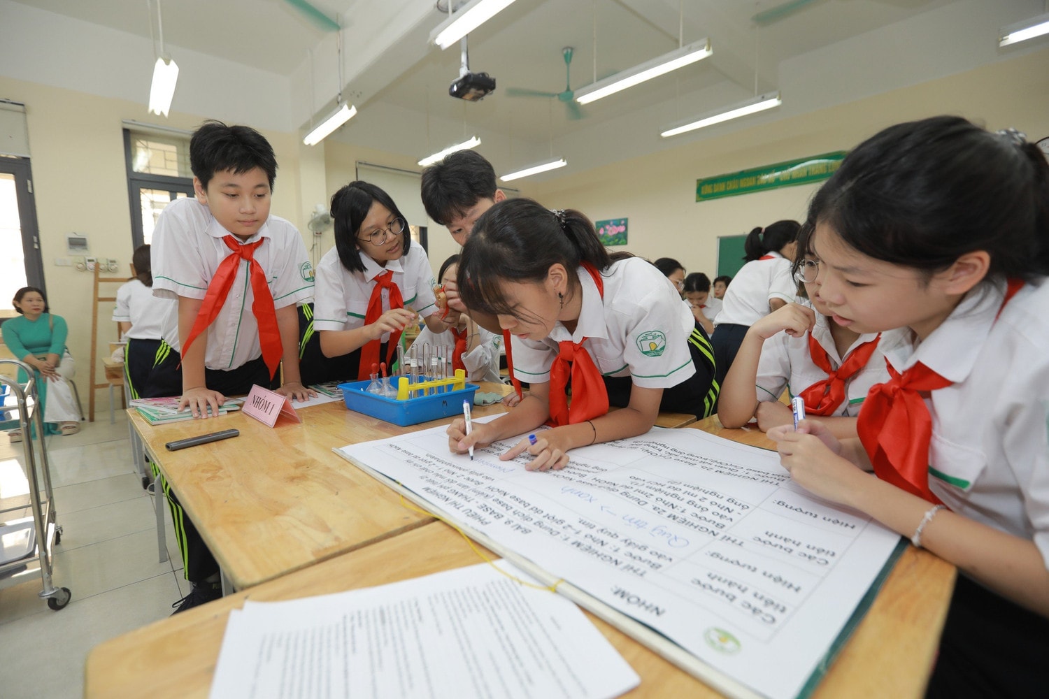 Hà Nội: Giáo viên tích cực sáng tạo, linh hoạt trong dạy học môn Khoa học tự nhiên lớp 8 -1