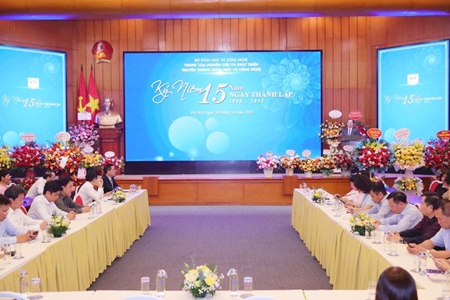 Kỷ niệm 15 năm thành lập Trung tâm Nghiên cứu và Phát triển truyền thông khoa học và công nghệ -0