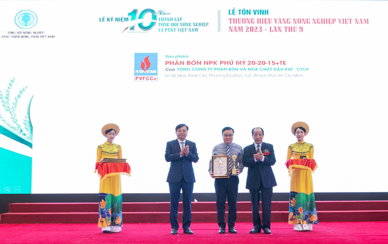 NPK Phú Mỹ - Thương hiệu Vàng nông nghiệp Việt Nam năm 2023