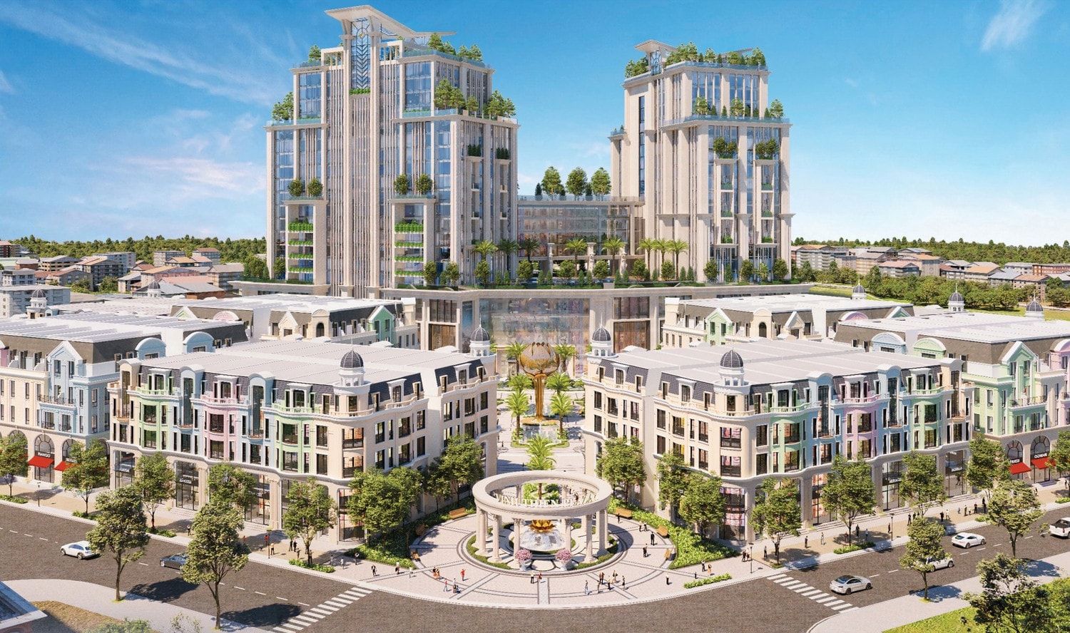 Phối cảnh dự án khu phức hợp nhà ở kết hợp thương mại tại An Giang. T&T Group khánh thành giai đoạn 1 của hai dự án BĐS quy mô lớn tại ĐBSCL -0