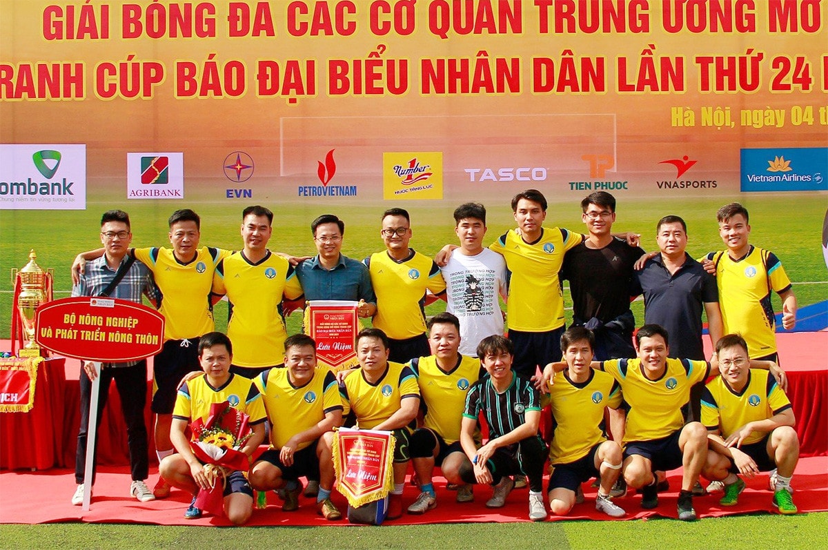 Một số hình ảnh Lễ Khai mạc Giải bóng đá các cơ quan Trung ương mở rộng tranh Cúp Báo Đại biểu Nhân dân lần thứ 24 năm 2023 -6