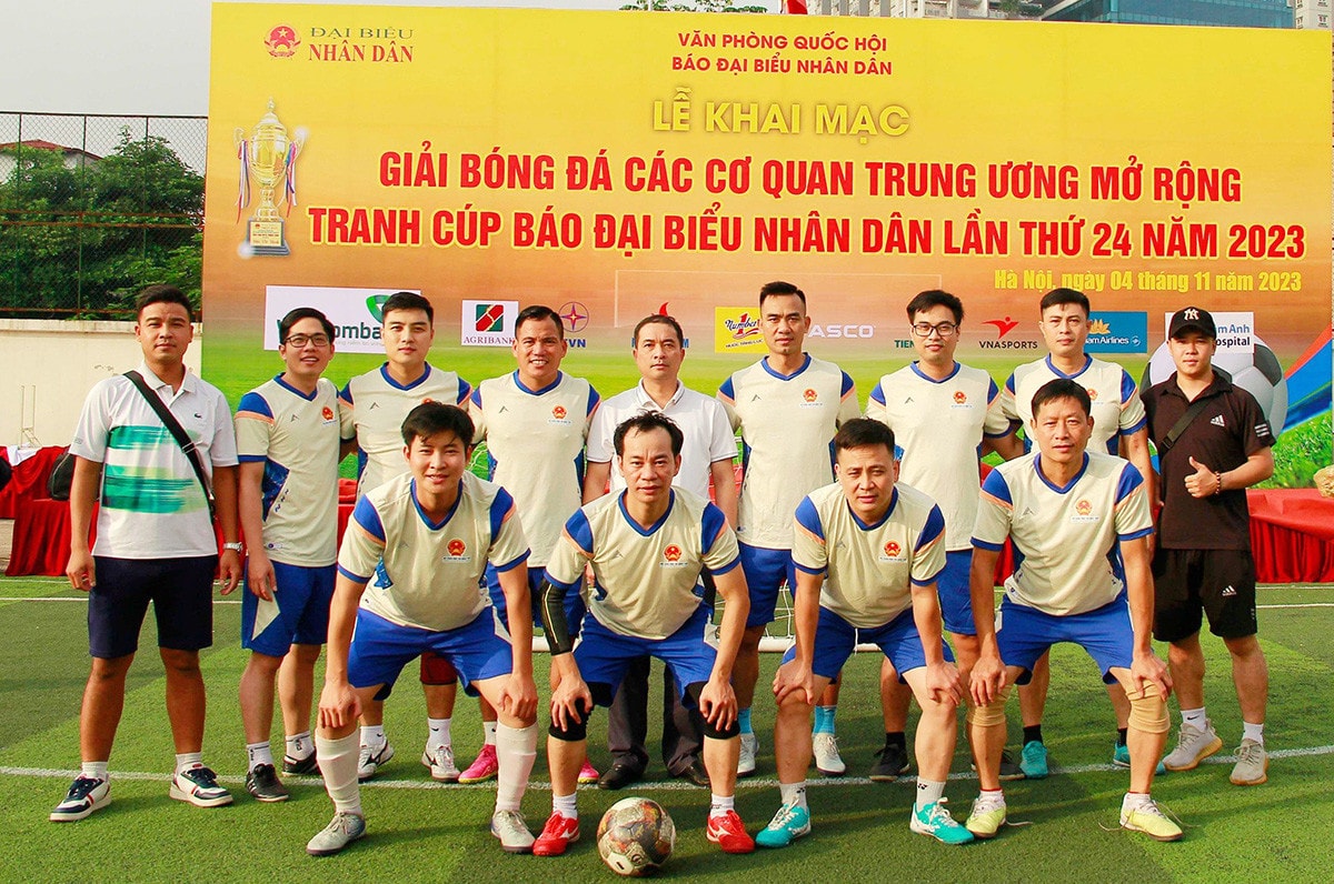 Một số hình ảnh Lễ Khai mạc Giải bóng đá các cơ quan Trung ương mở rộng tranh Cúp Báo Đại biểu Nhân dân lần thứ 24 năm 2023 -0