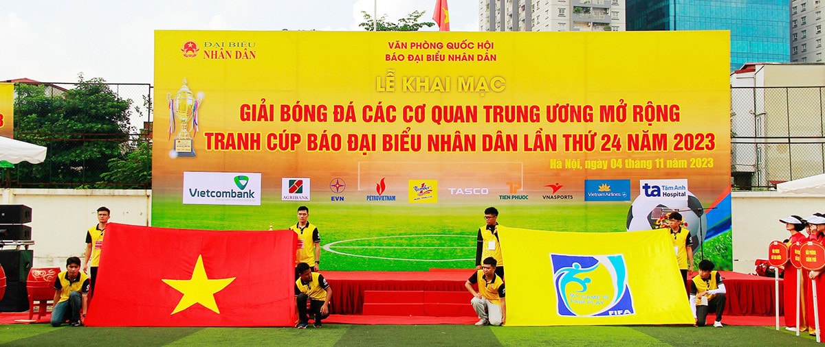 Một số hình ảnh Lễ Khai mạc Giải bóng đá các cơ quan Trung ương mở rộng tranh Cúp Báo Đại biểu Nhân dân lần thứ 24 năm 2023 -0