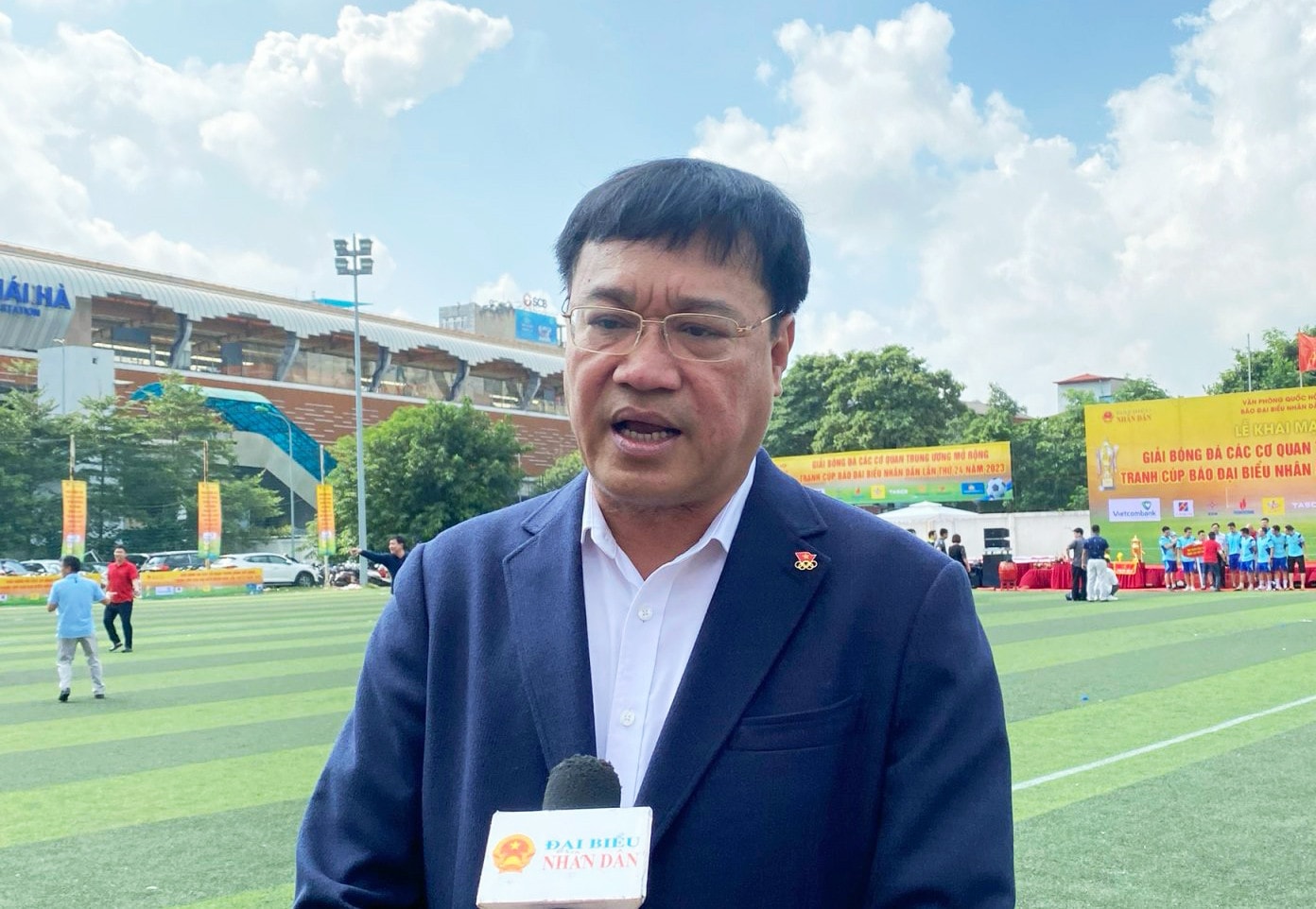 Cục trưởng Cục Thể dục thể thao Đặng Hà Việt phát biểu tại lễ khai mạc Giải đấu Giải đấu ý nghĩa, chuyên nghiệp -0