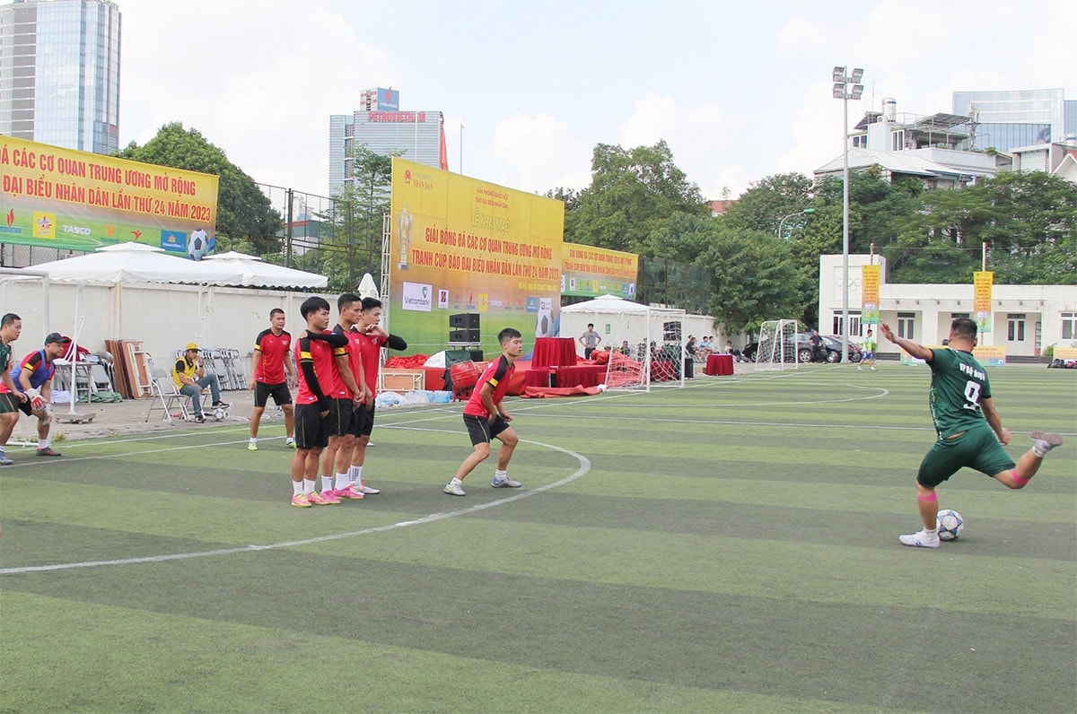Khai mạc Giải bóng đá các cơ quan Trung ương mở rộng tranh Cúp Báo Đại biểu Nhân dân lần thứ 24 năm 2023 -5