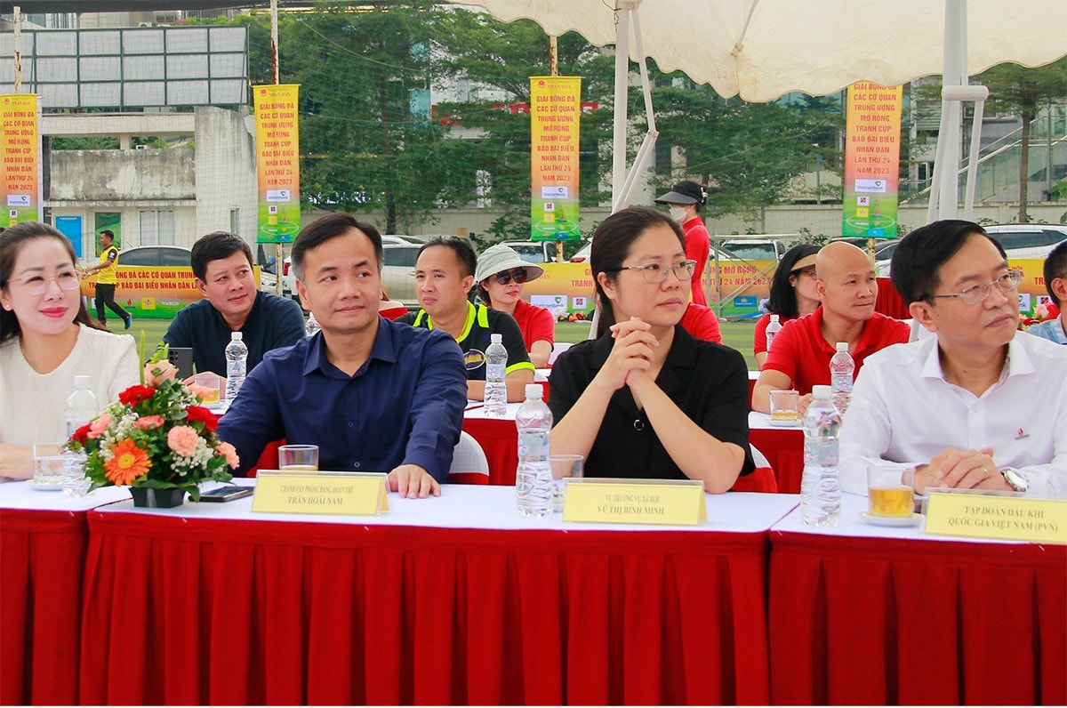 Khai mạc Giải bóng đá các cơ quan Trung ương mở rộng tranh Cúp Báo Đại biểu Nhân dân lần thứ 24 năm 2023 -0