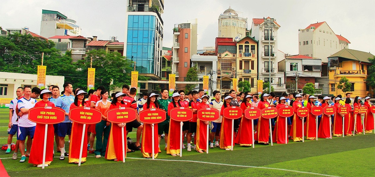 Khai mạc Giải bóng đá các cơ quan Trung ương mở rộng tranh Cúp Báo Đại biểu Nhân dân lần thứ 24 năm 2023 -0