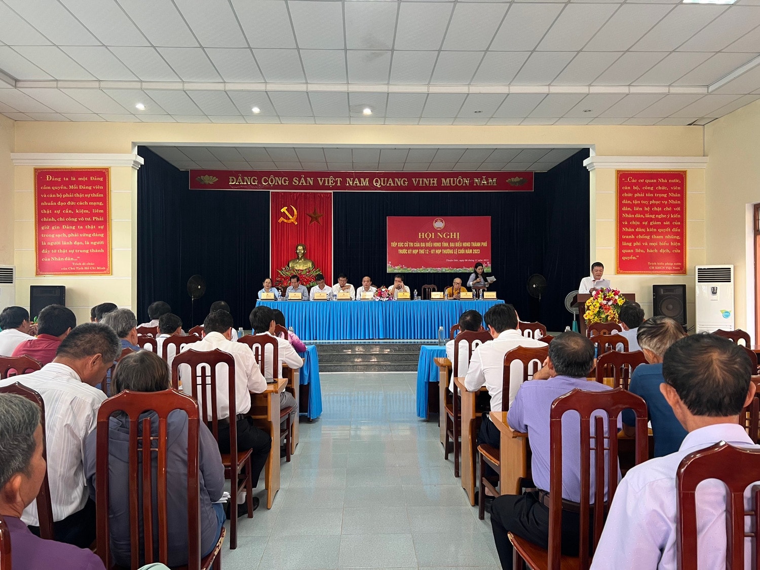 Quảng Bình: Tiếp xúc cử tri trước Kỳ họp thứ 12, HĐND tỉnh Khóa XVIII -0