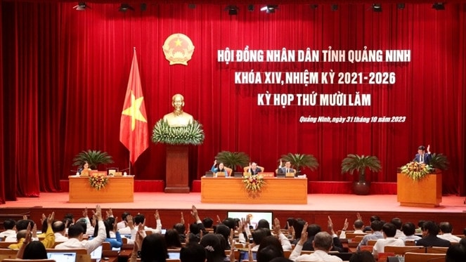 Toàn cảnh kỳ họp - ảnh: Q.M.G