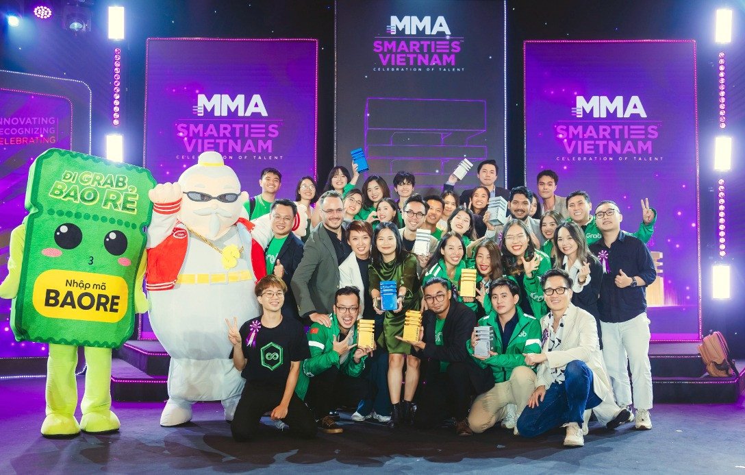Grab bội thu giải thưởng tại SMARTIES VIETNAM 2023 -0
