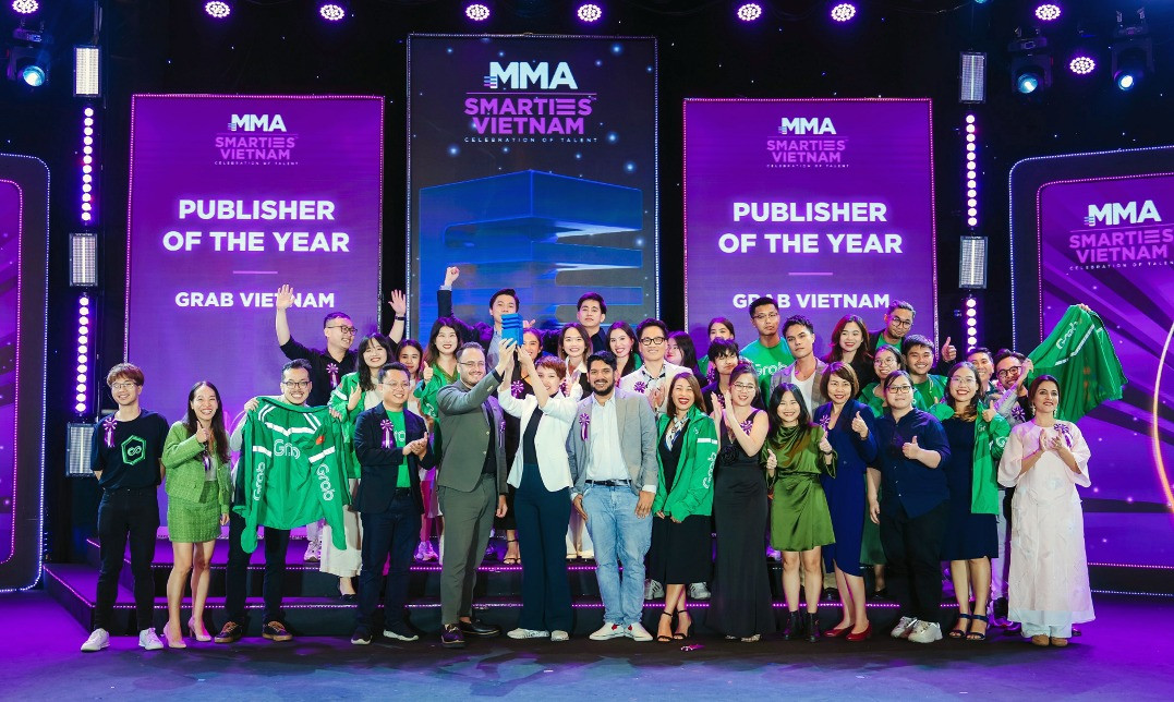 Grab bội thu giải thưởng tại SMARTIES VIETNAM 2023 -0