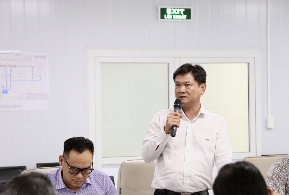 Tổng Giám đốc Petrovietnam Lê Mạnh Hùng làm việc tại Dự án Nhà máy điện Nhơn Trạch 3 và 4 -0