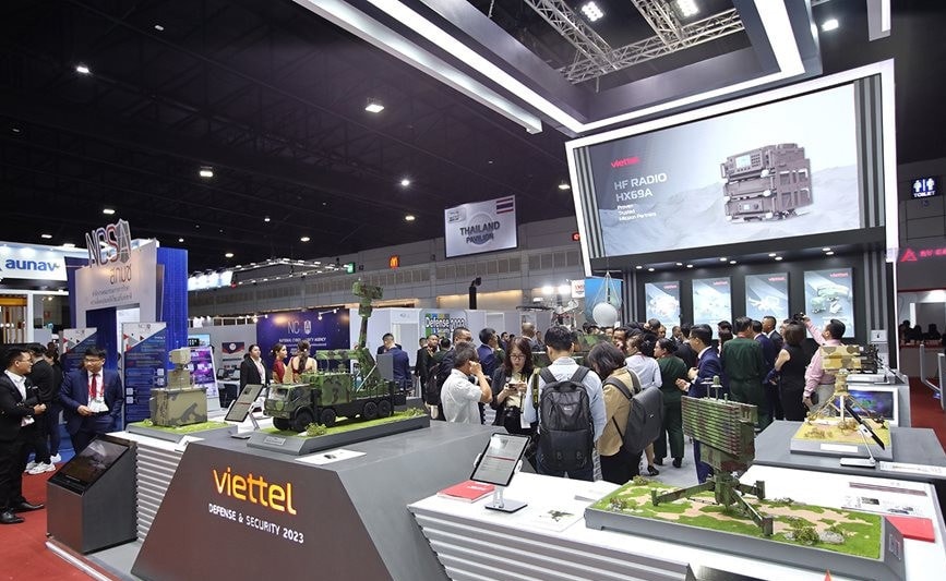 Viettel tổ chức gian hàng quốc gia Việt Nam tại Triển lãm Quốc phòng và An ninh 2023 tại Thái Lan -0