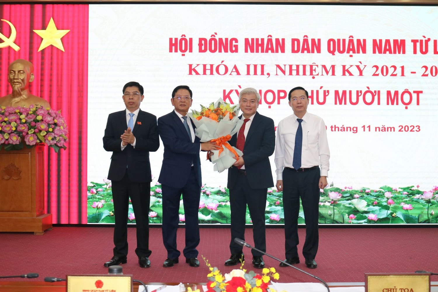 Ông Mai Trọng Thái được bầu là Chủ tịch UBND quận Nam Từ Liêm -0