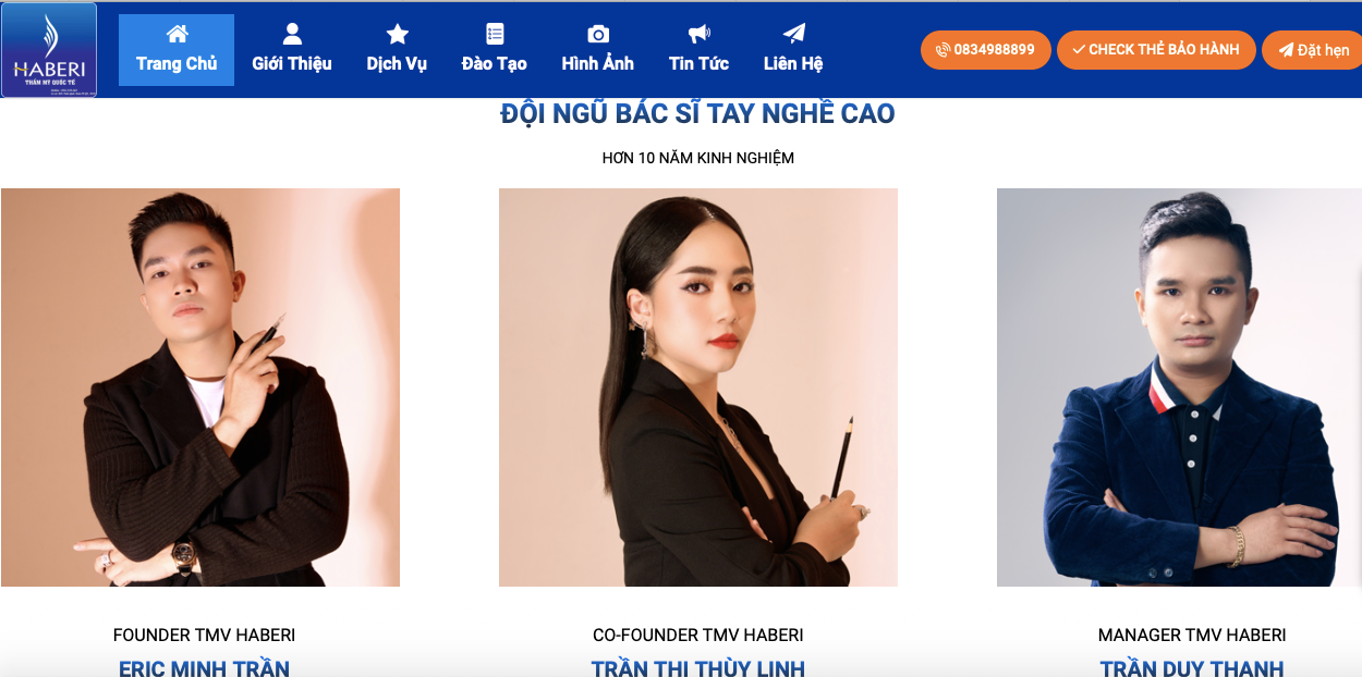 TP. Hồ Chí Minh: Thẩm mỹ Haberi bị đình chỉ hoạt động khi vừa lọt top 10 thương hiệu uy tín 
